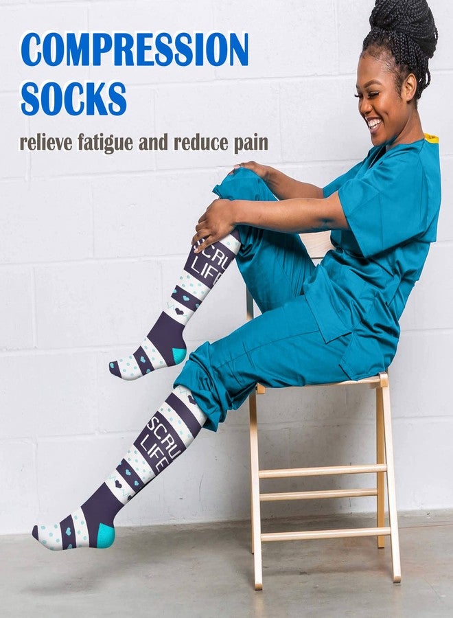 Aoliks Compression Socks for Women & Men,Support Socks for Nurses Cycling Circulation - Image 3